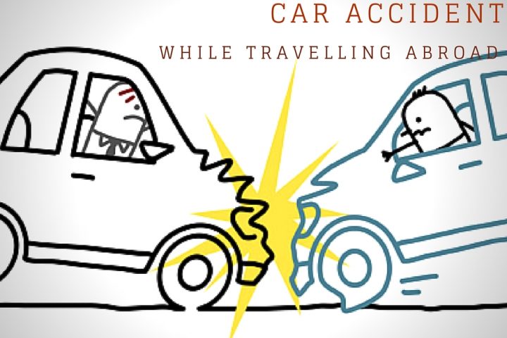 Kaip susidoroti su avarija keliaujant užsienyje?